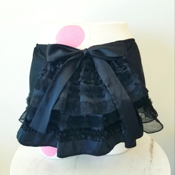 Victoria's Secret Vintage Sexy Little Things Lingerie Tutu Skirt NWT Ruffles Bow - Picture 5 of 12